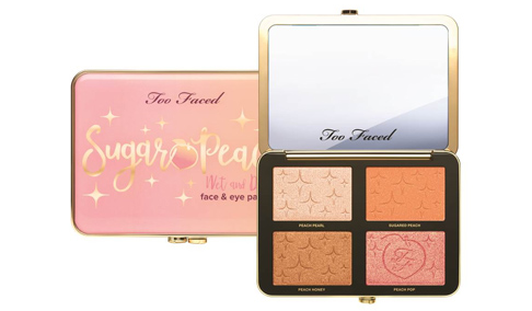 Too Faced launches Peaches & Cream Sugar Peach Face & Eye Palette